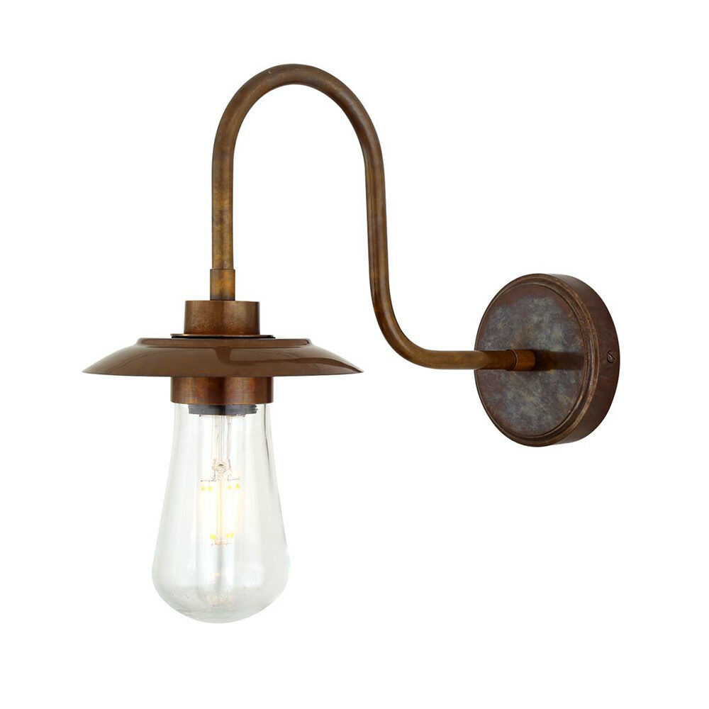 Antique Silver Globe Wall Light Lighting