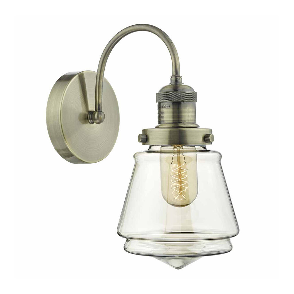 Antique Brass Cage Wall Light Lighting