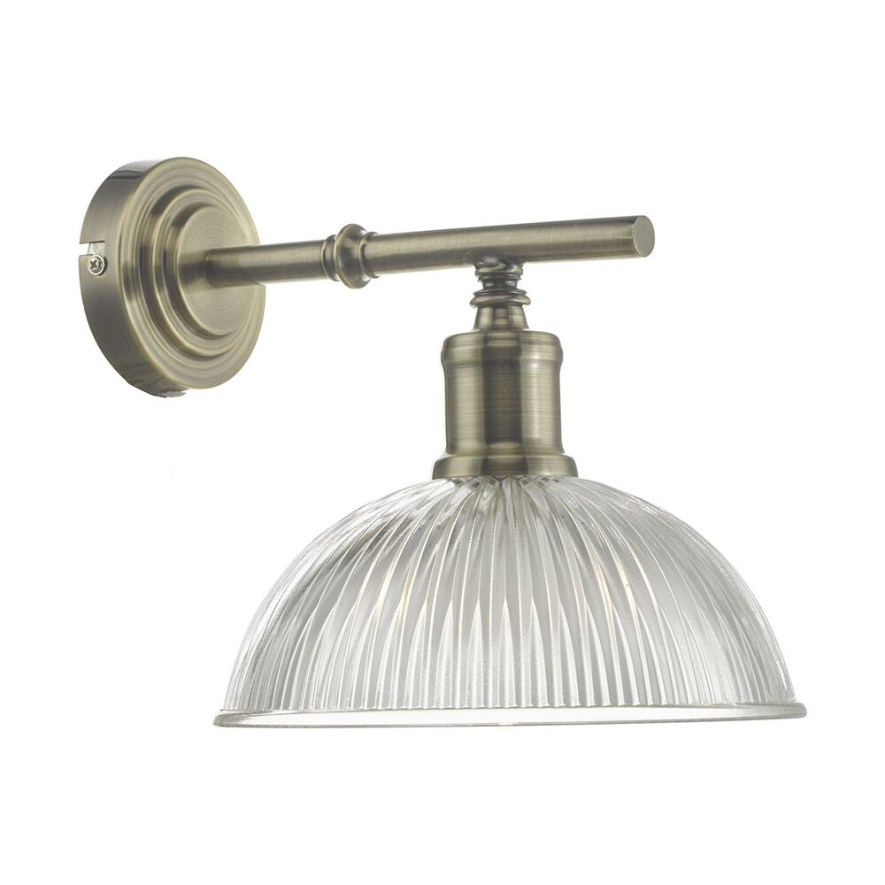 Antique Brass Cage Wall Light Lighting