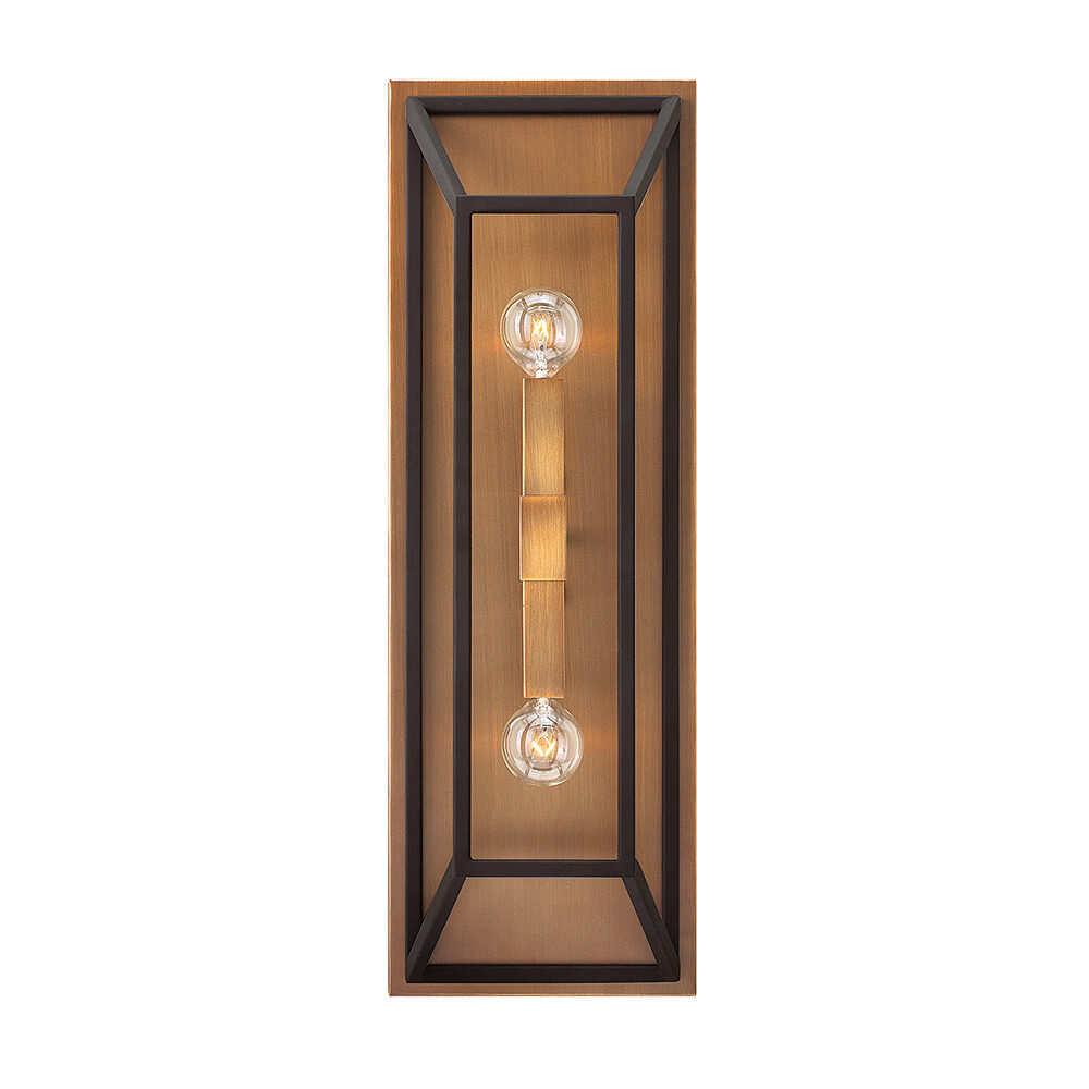 1 Light Burnished Brass Wall Light Lighting
