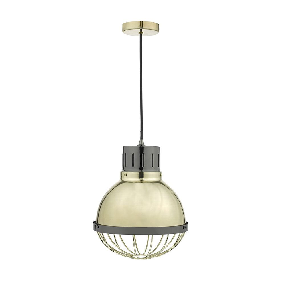 Antique Brass Cage Wall Light Lighting