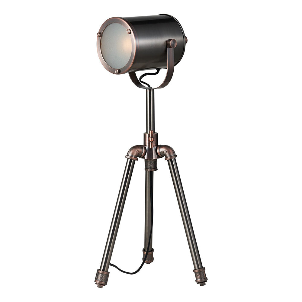 1 Light Brown Table Lamp Table & Floor