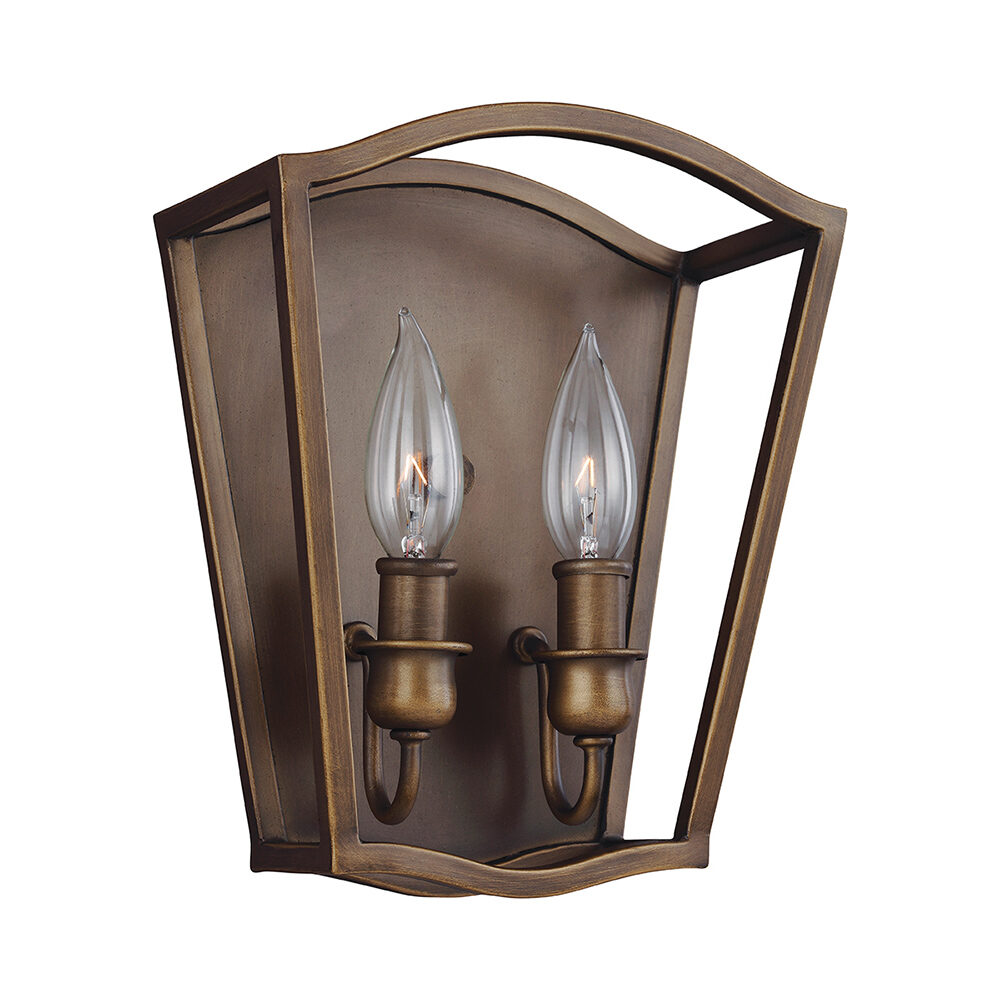 1 Light Burnished Brass Wall Light Lighting