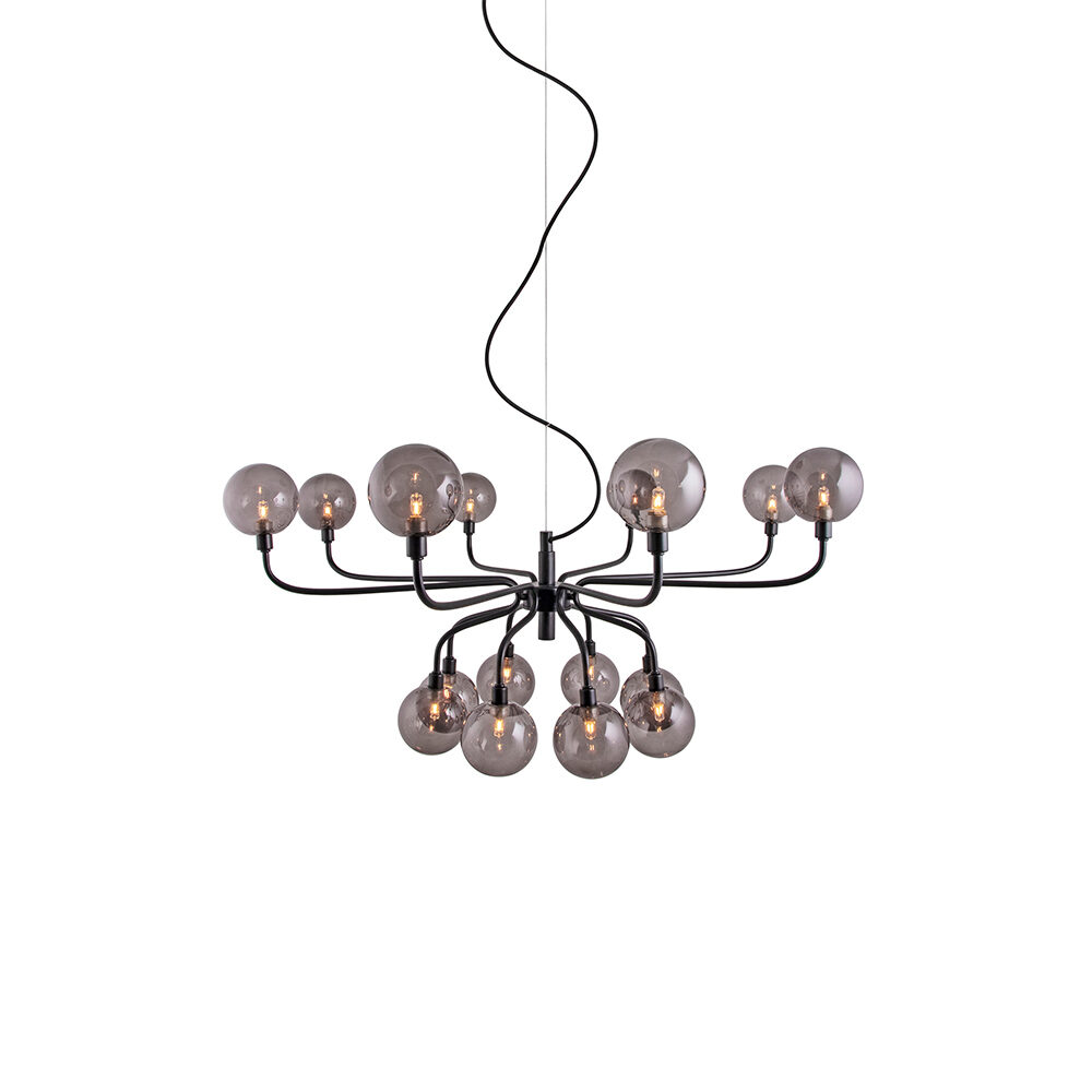 6 Light Matt Bronze Pendant Ceiling