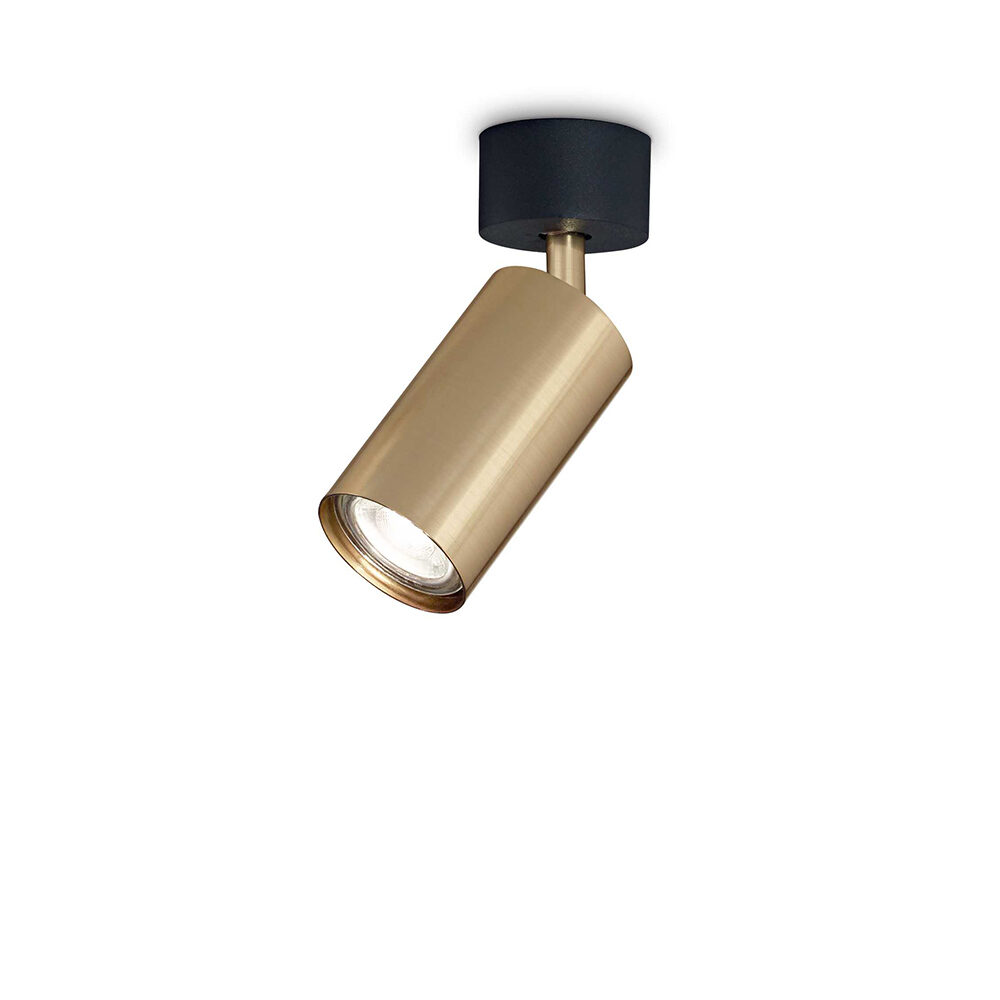Solid Brass Antique Bronze With Aged Brass Wall & Ceiling-Mounted Spotlight Spotlights
