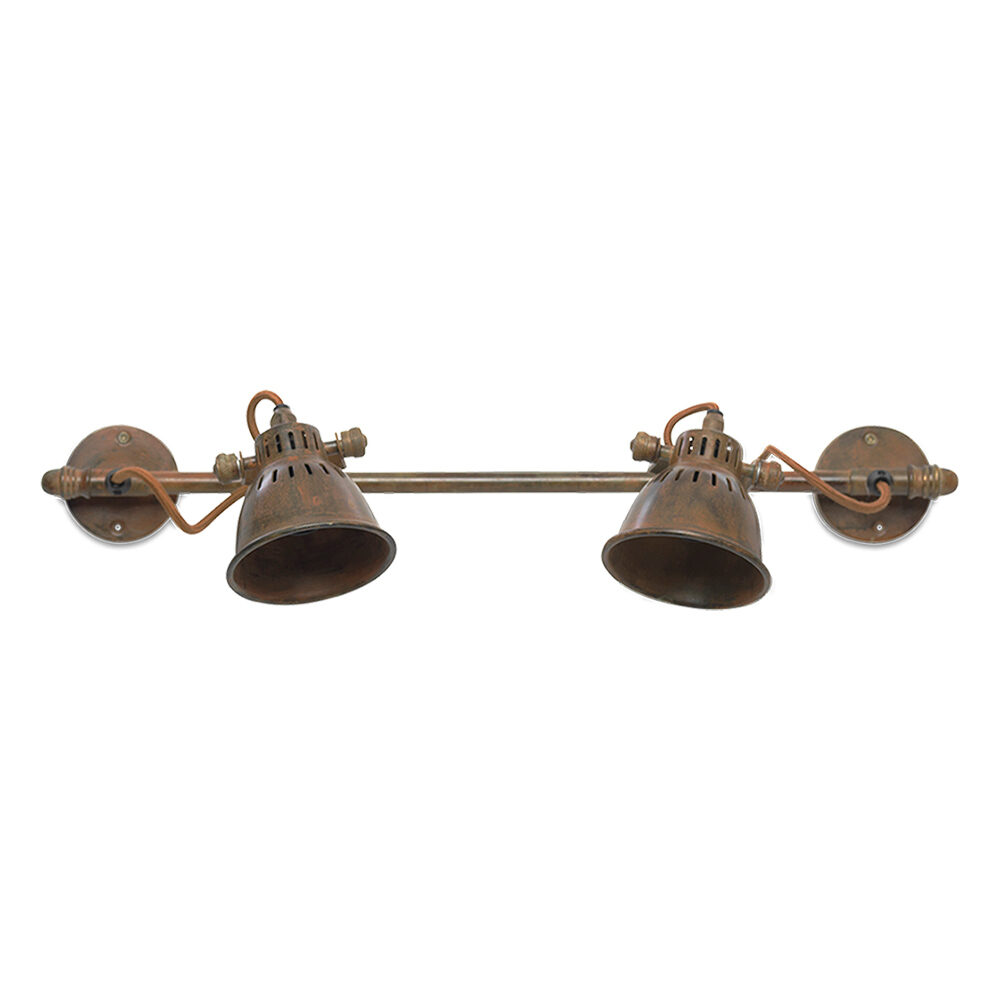 Brushed Steel Flexi Wall Light with USB Lighting