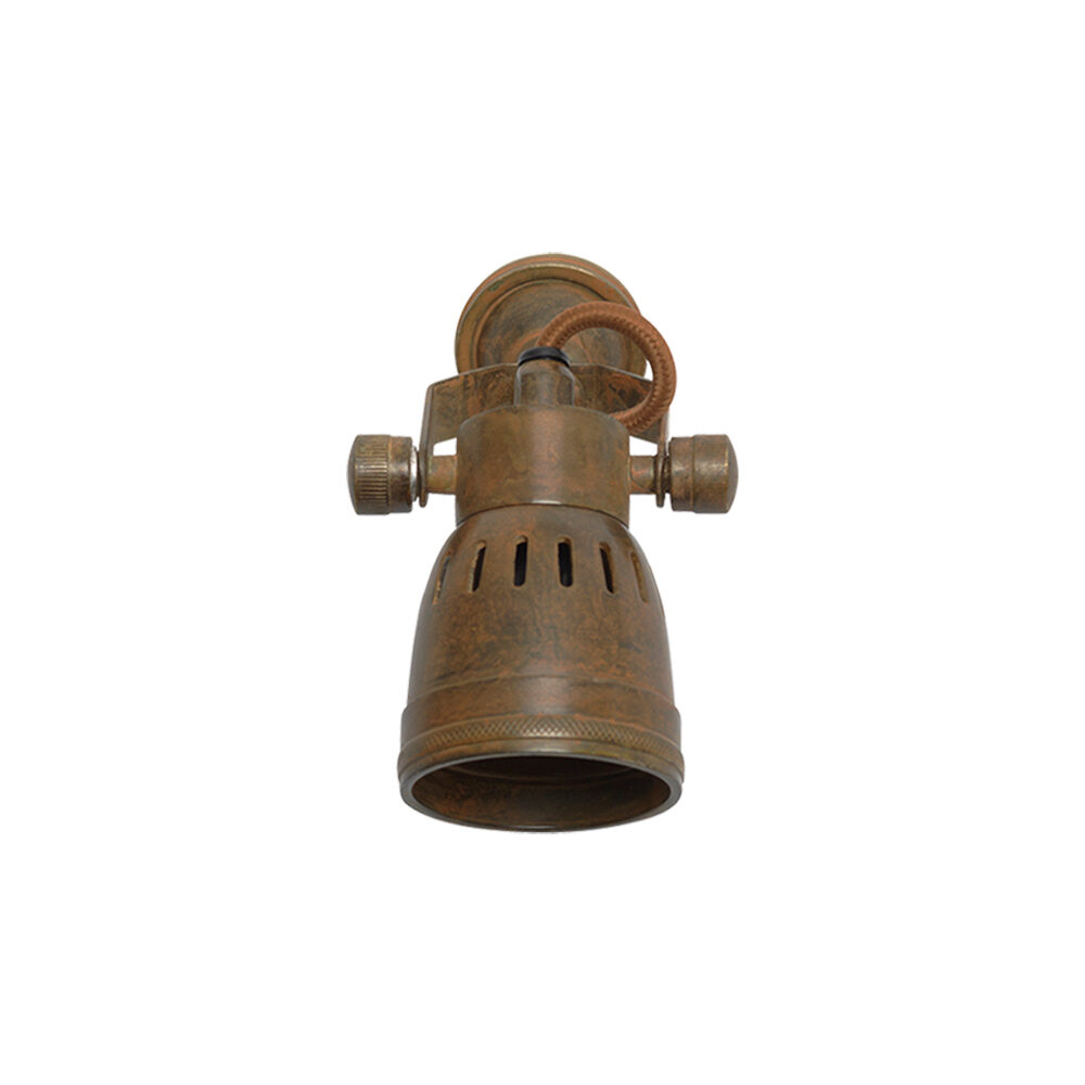 Solid Brass Antique Bronze With Aged Brass Wall & Ceiling-Mounted Spotlight Spotlights
