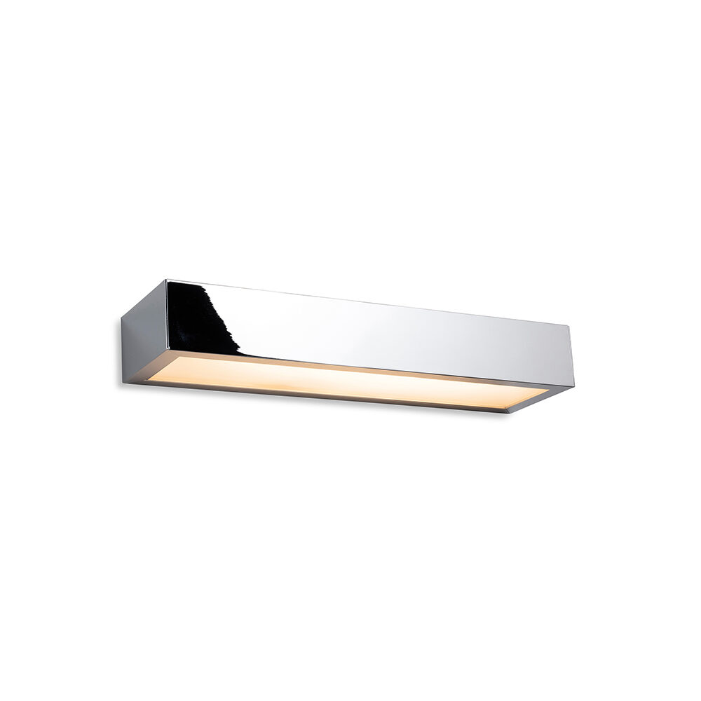 Brass Wall Light with Faceted Opal Glass Brochure
