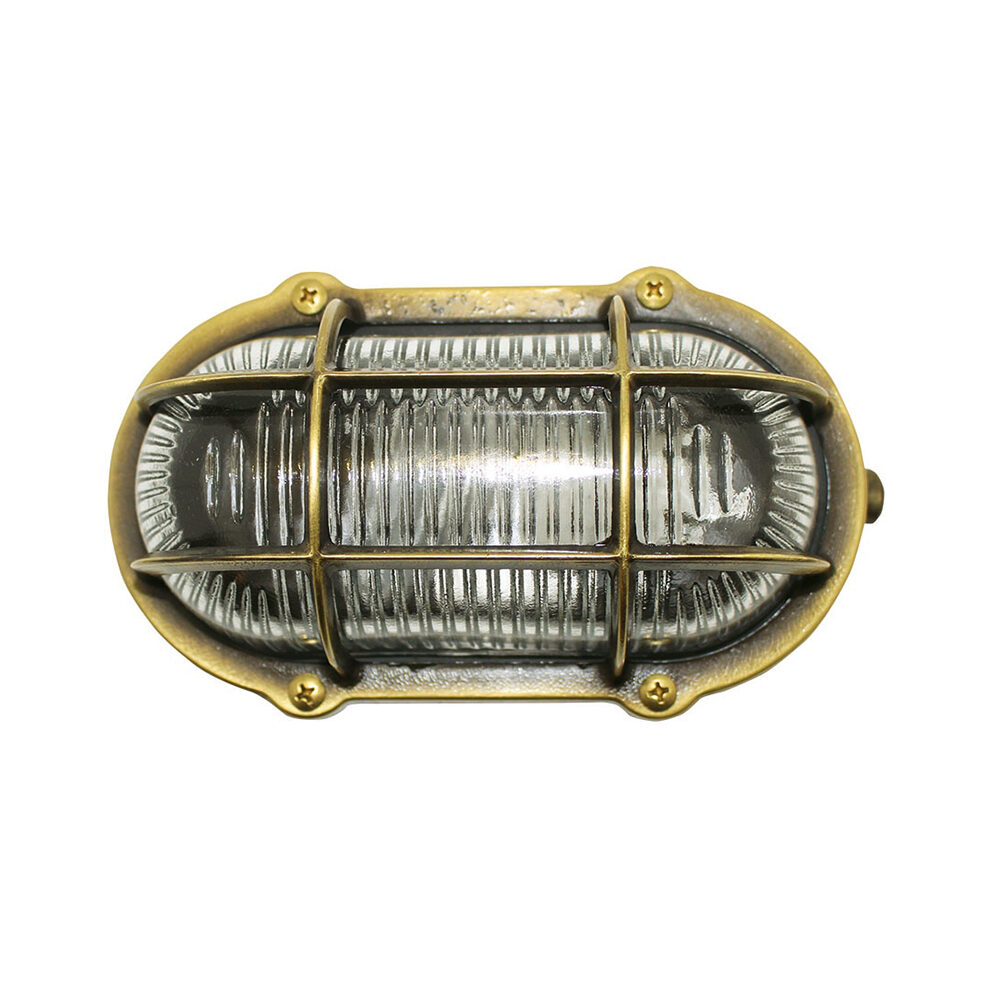 Die-cast Brushed Bronze Exterior Wall Light Lighting