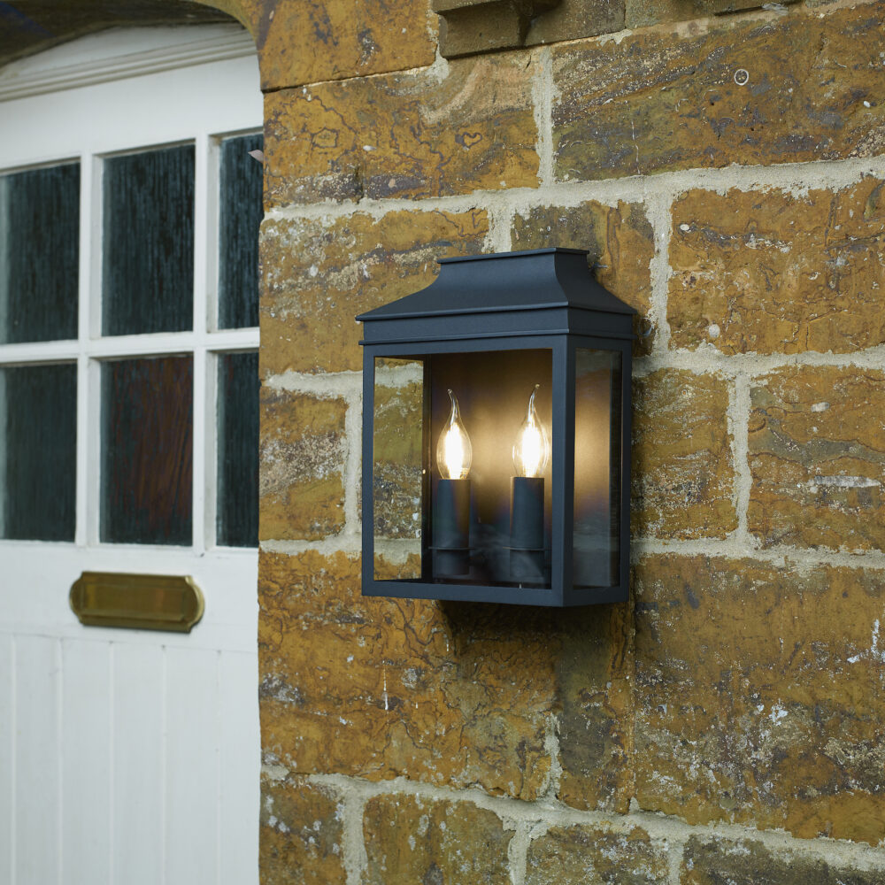 Die-cast Brushed Bronze Exterior Wall Light Lighting