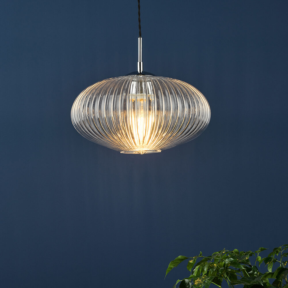 Matt Gold Six Light Two Tier Crystal Pendant Ceiling