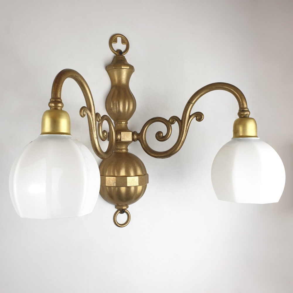 Double Arm Wall Light with Large Prismatic Cone Brochure
