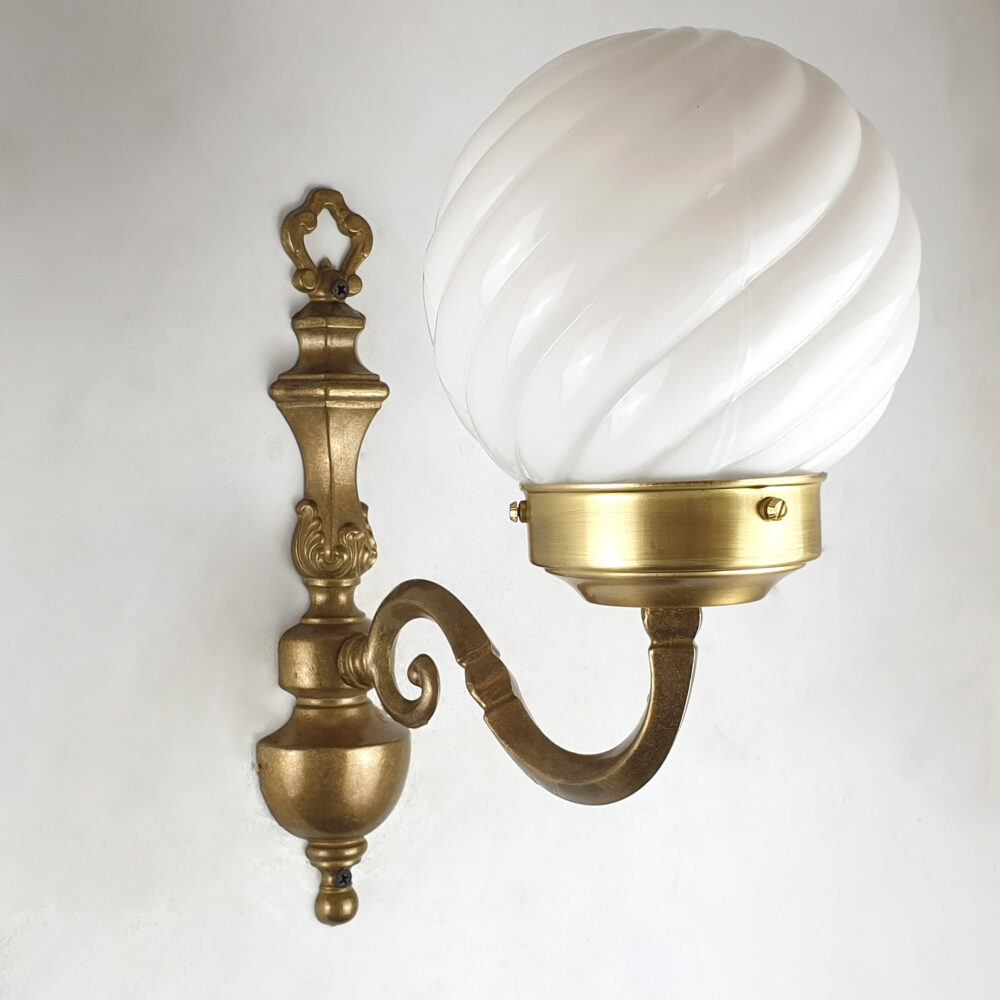 Single Arm Wall Light with Globe Glass Brochure