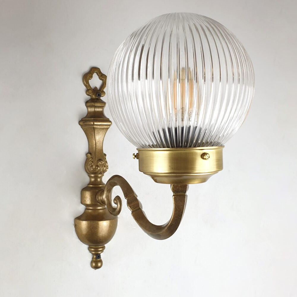 Single Arm Wall Light with Globe Glass Brochure