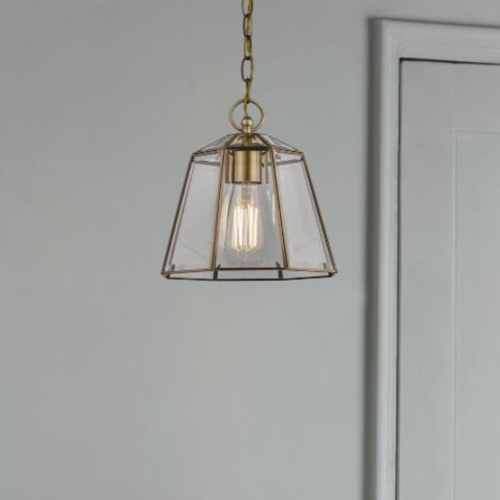 Glass Lantern Style Pendant Ceiling