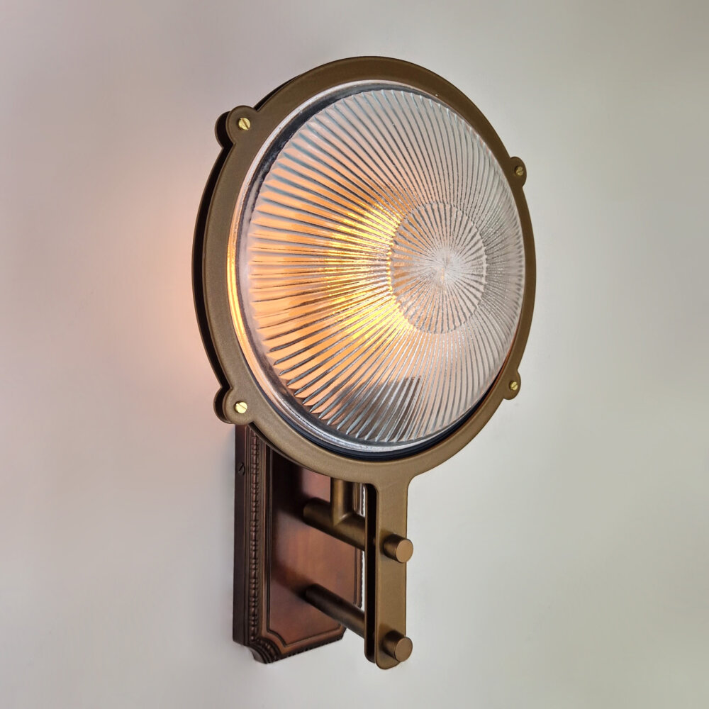 Double Prismatic Bulkhead Wall Light Lighting