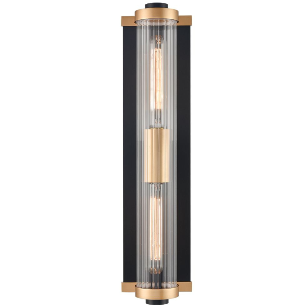 Ribbed Glass Wall Light Wall Lights