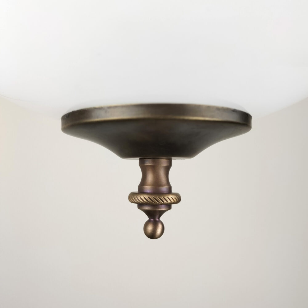 Opal Globe Pendant with Brass Finial Brochure