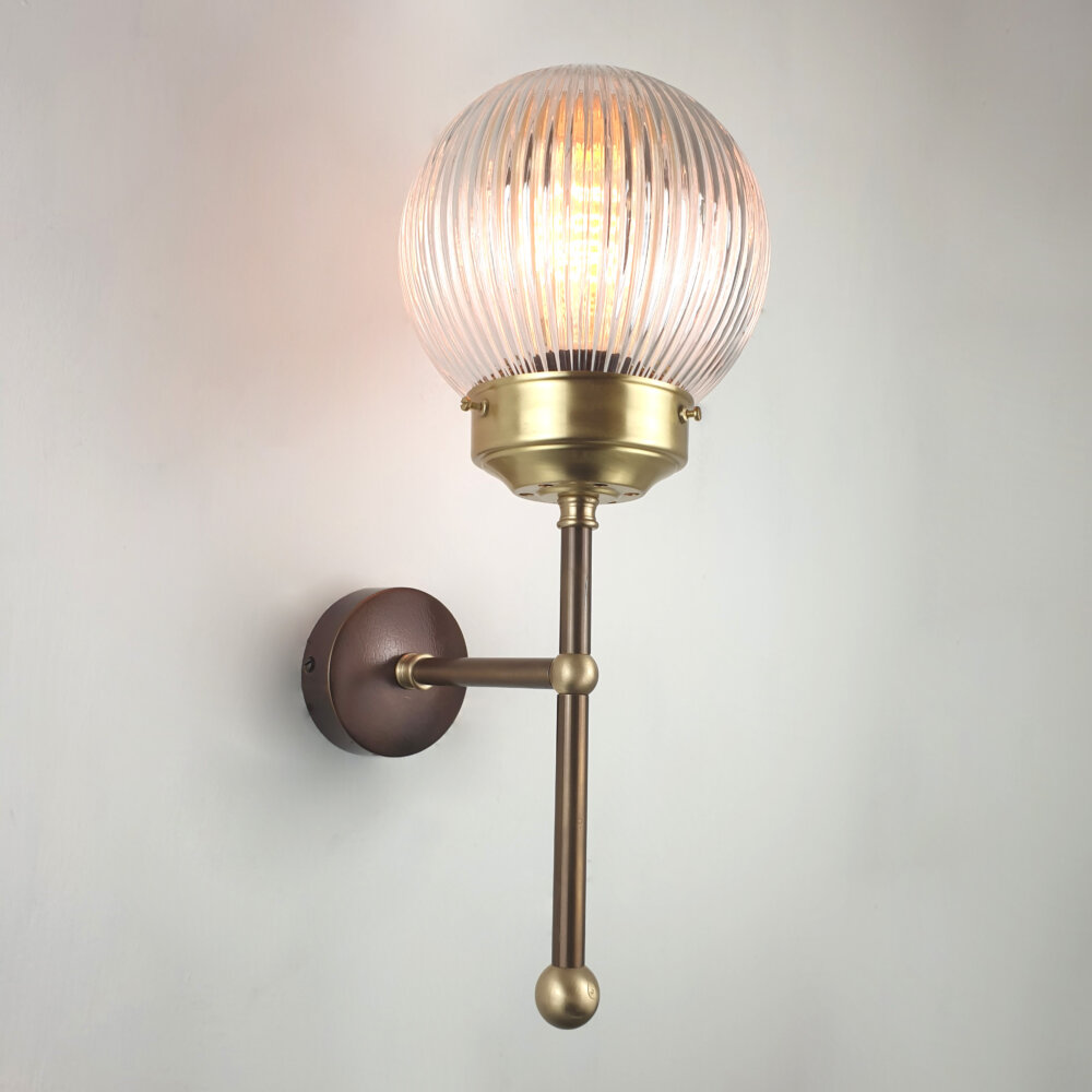 Two-Tone Wall Light with Globe Brochure