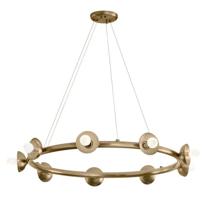 2 Light Antique Brass Flush Ceiling
