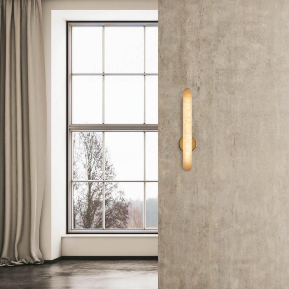 Alabaster Wall Light 370mm Wall Lights