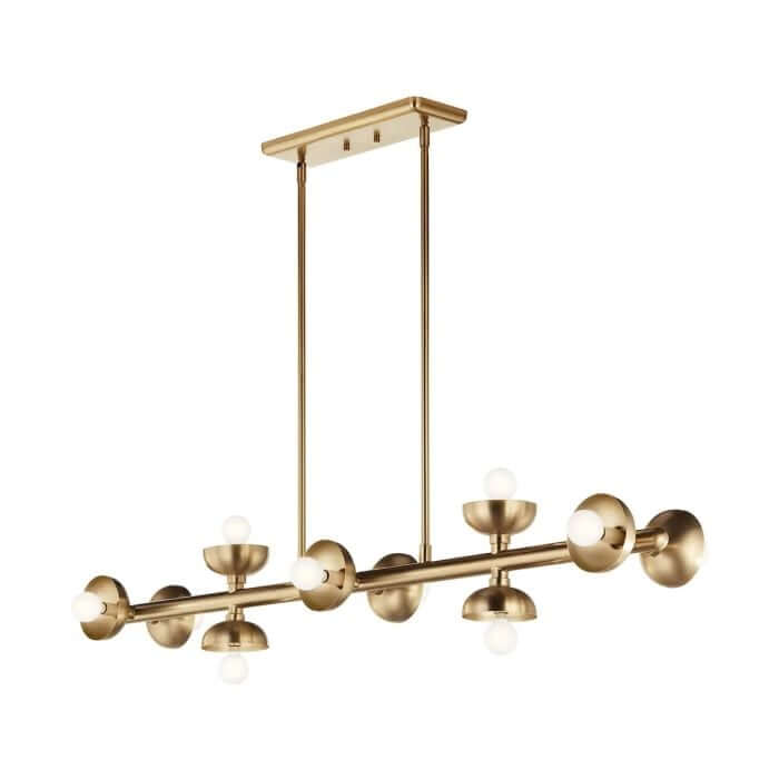 Alabaster & Bronze Round Pendant 490mm Ceiling