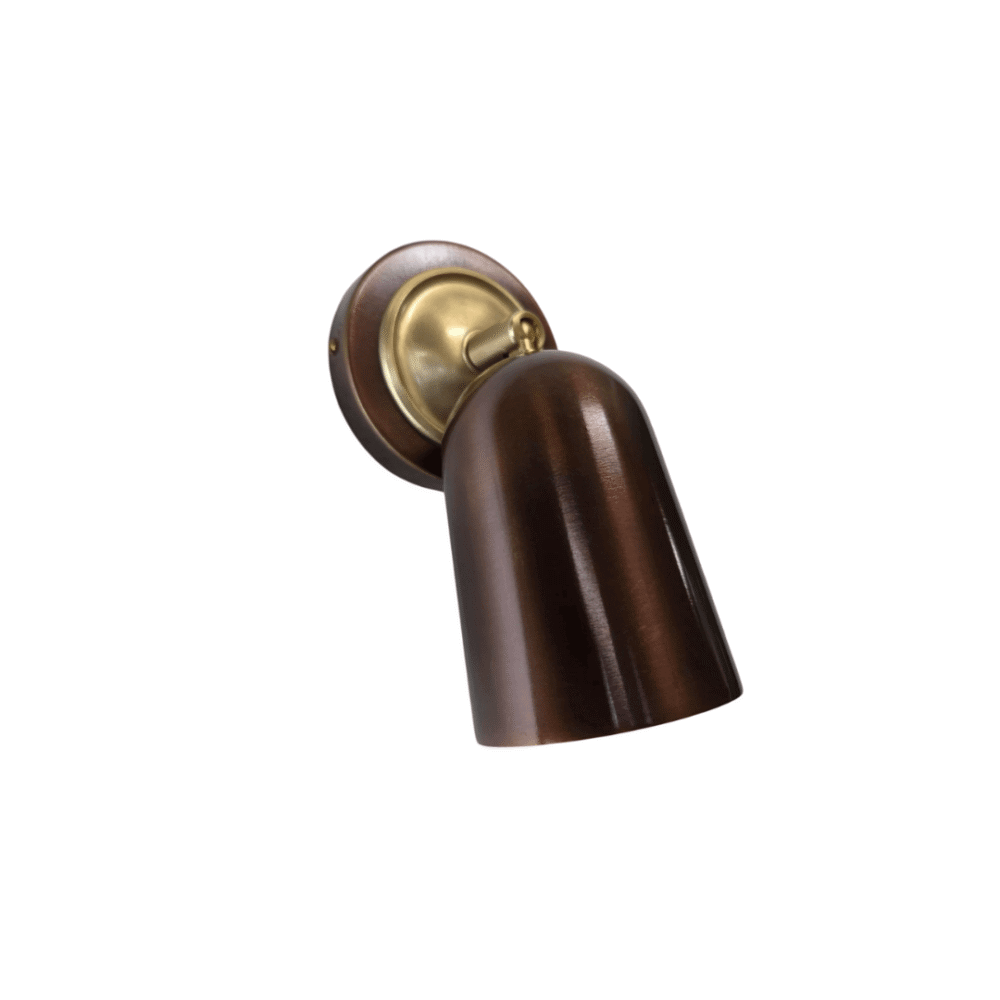 Solid Brass Antique Bronze With Aged Brass Wall & Ceiling-Mounted Spotlight Spotlights