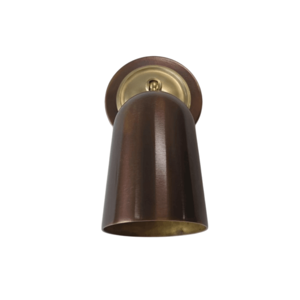 Solid Brass Antique Bronze With Aged Brass Wall & Ceiling-Mounted Spotlight Spotlights
