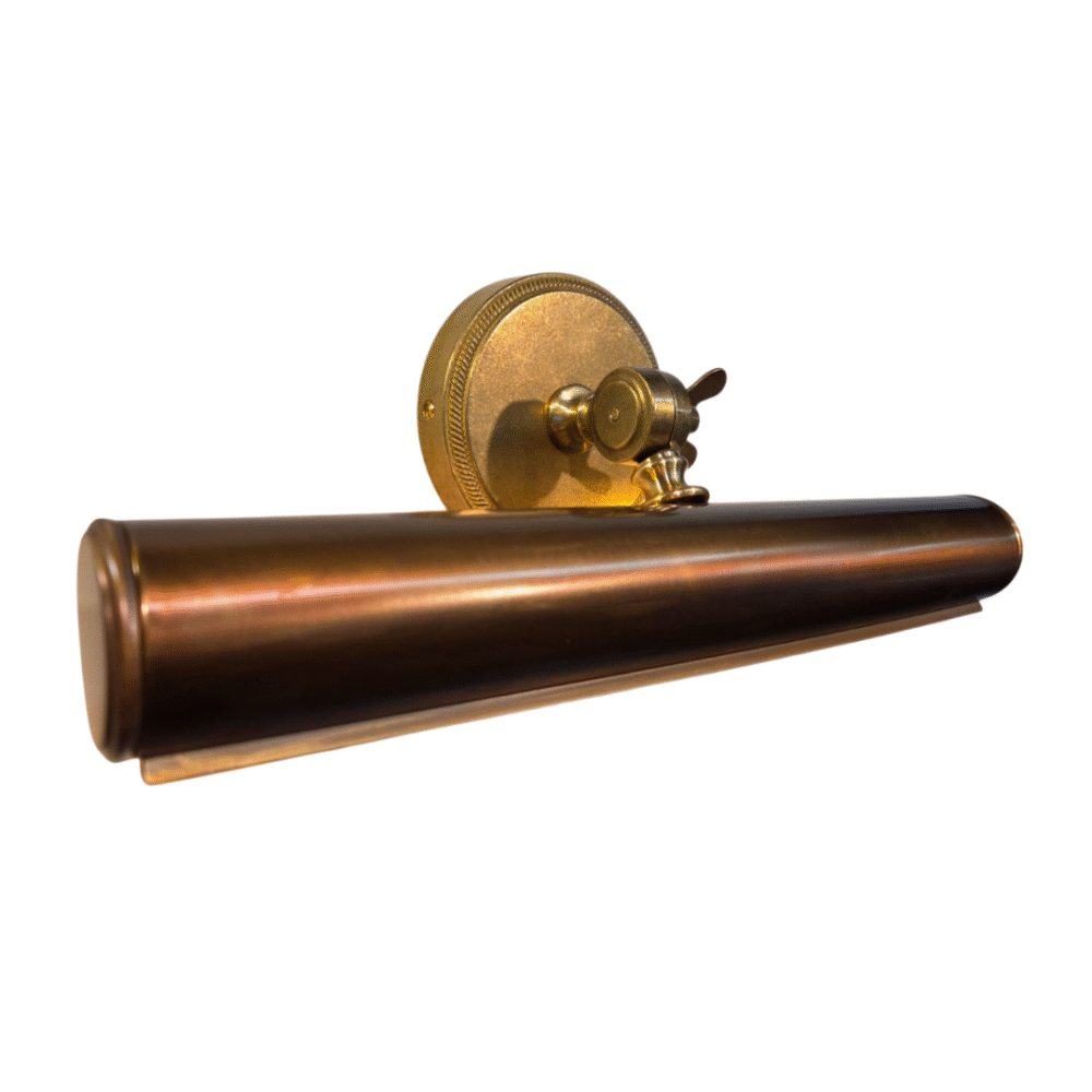 Raw Brass & Antique Brass Adjustable Arm Picture Light Picture Lights