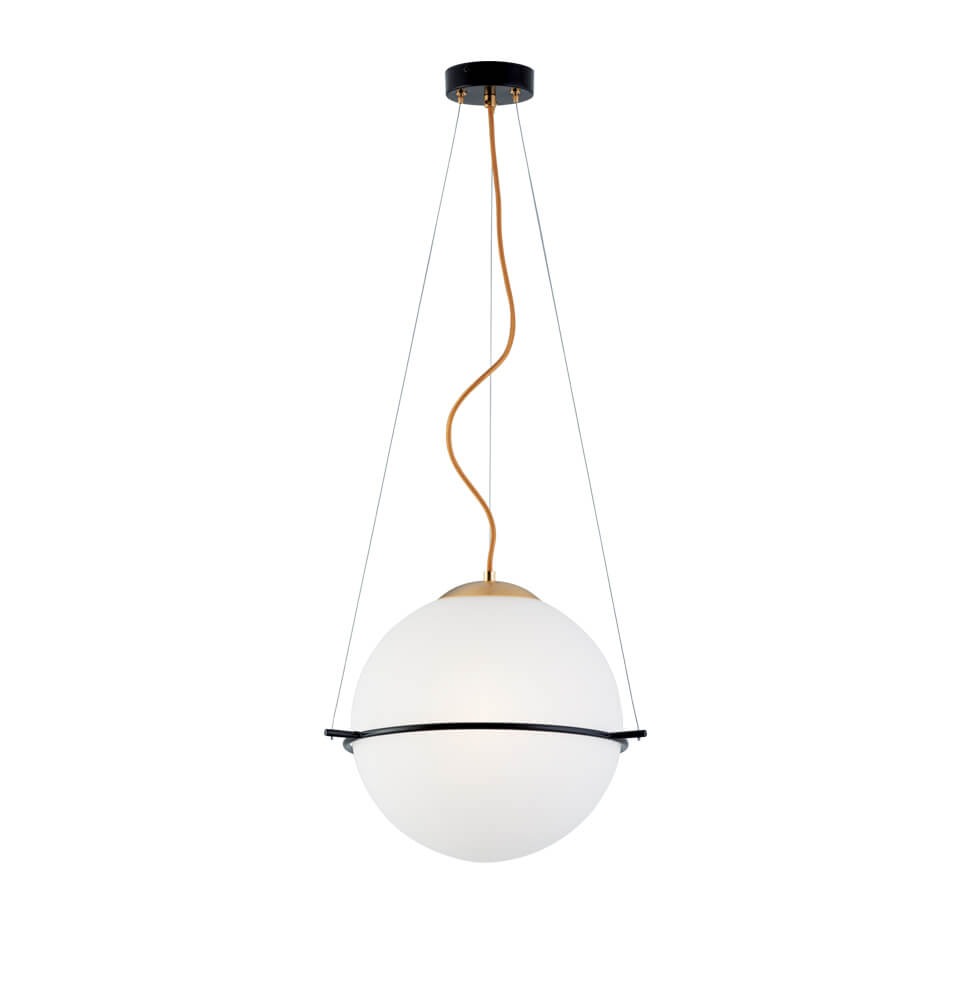Black Suspended 8 Light Ceiling
