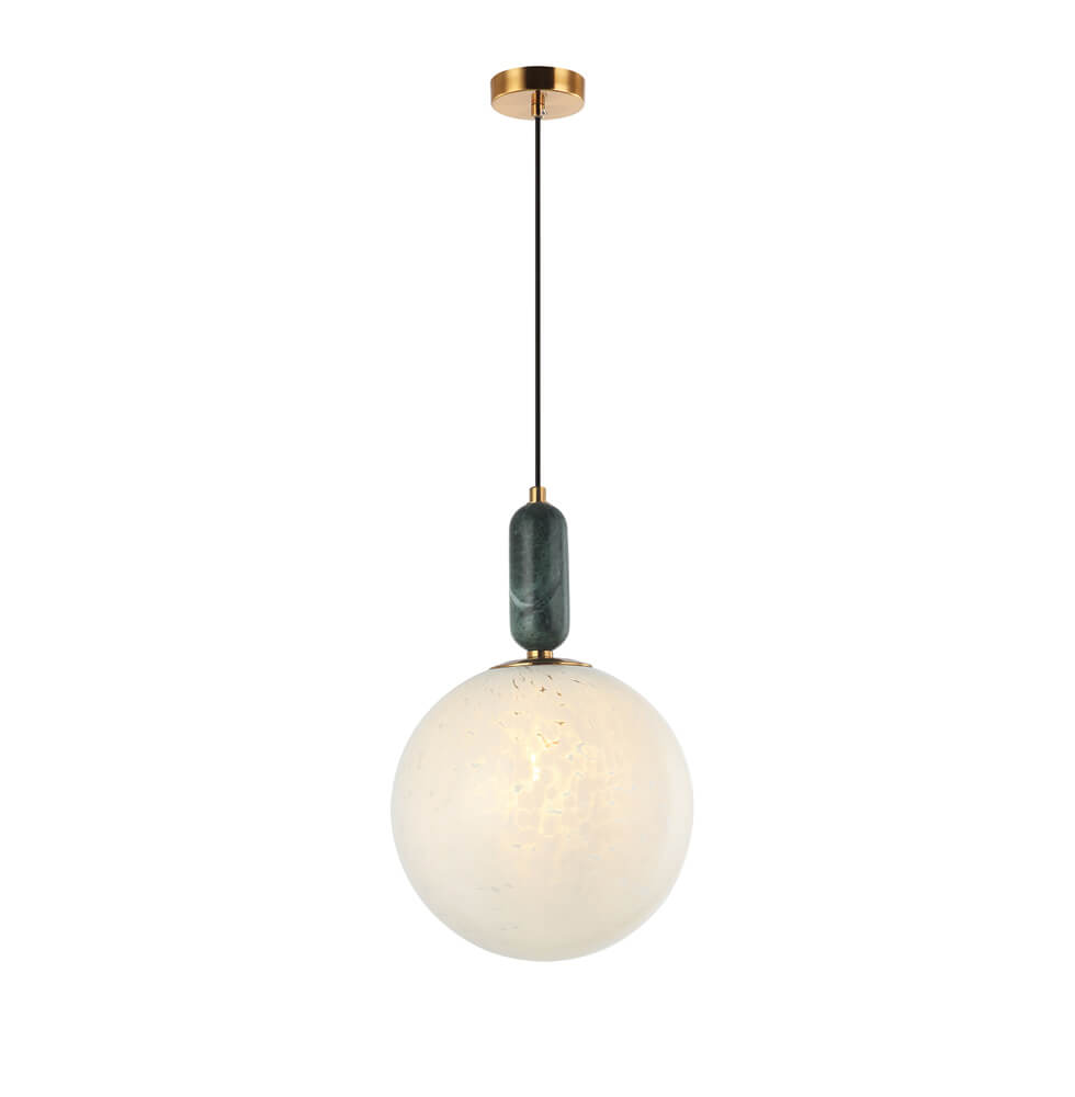 Brass Pendant Light With Prismatic Cone Shade Lighting