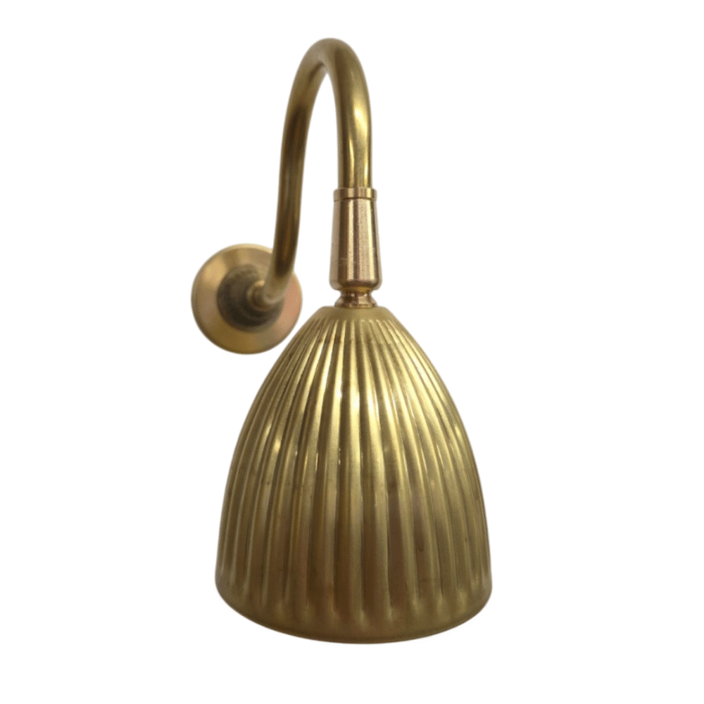 Decorative Wall Sconce With Prismatic Cone Shade Lighting