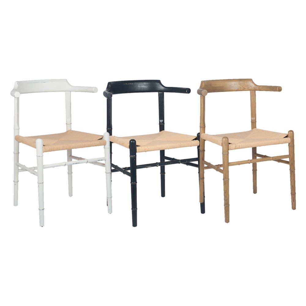 Bamboo Dining Chair With Arms Cl 40148 E2 Contract Lighting Uk