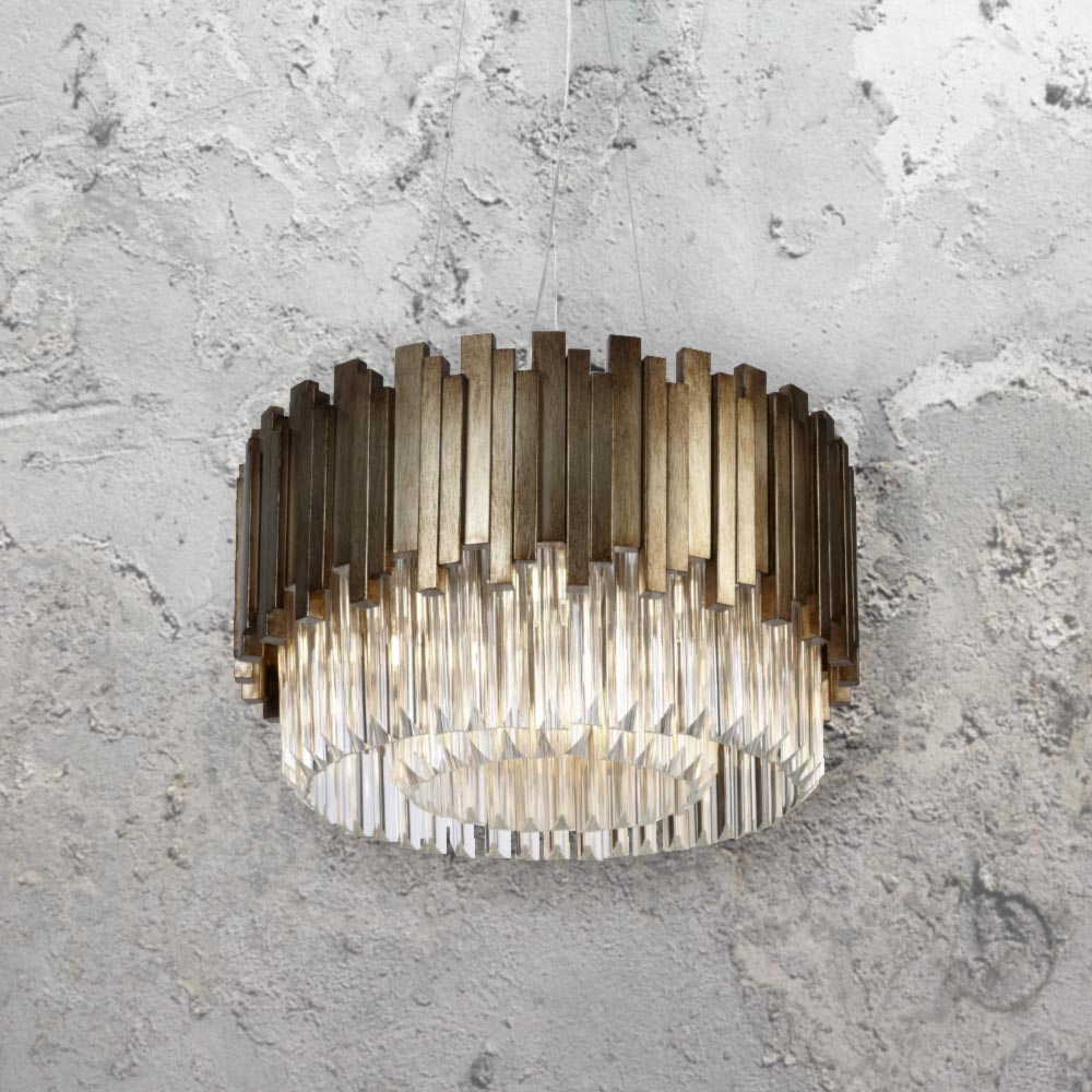 Round Antique Brass Glass Chandelier Round Antique Brass Glass Chandelier