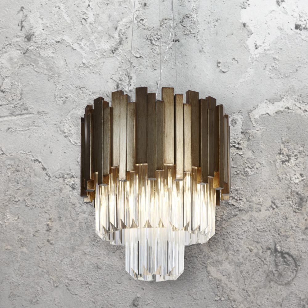 Round Antique Brass Glass Chandelier Round Antique Brass Glass Chandelier