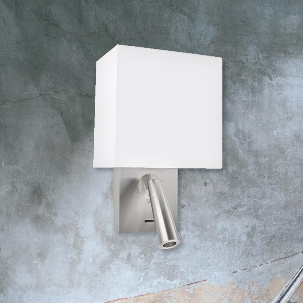 white reading light