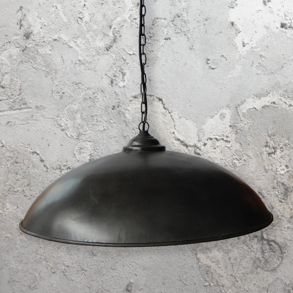 Gun Metal Rustic Pendant Light CL 30719 E2 Contract Lighting UK