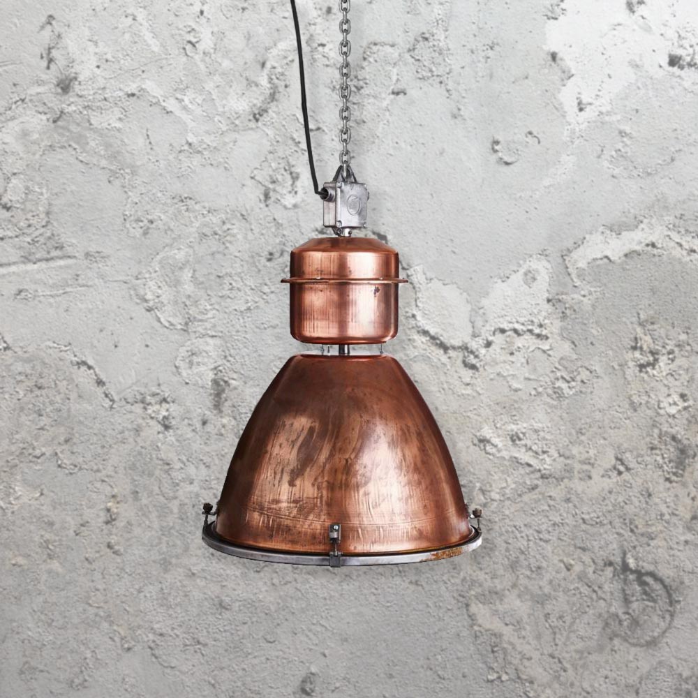Copper Dome Pendant Light
